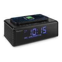 radio reloj audizio cuneo bluetooth dab fm con carga qi