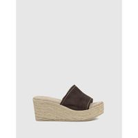 kamome sandalias sandalia popa marron para mujer