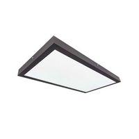 panel superficie led rectangular kisongo 90x30cm 36w 6000k negro