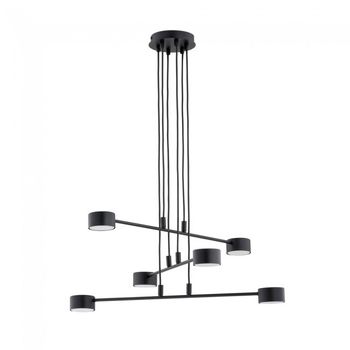 Lámpara colgante operis negro (6 luces)