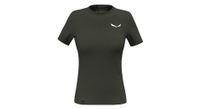 camiseta tecnica de mujer salewa puez dry caqui