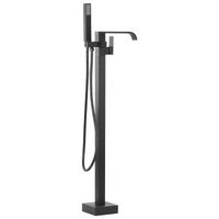 grifo mezclador para bano independiendo cromado negro mate estilo moderno niagara