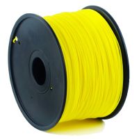 gembird bobina de filamento abs 175mm 1kg amarillo