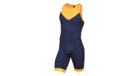 traje de triatlon mako team mostaza azul marino para hombre