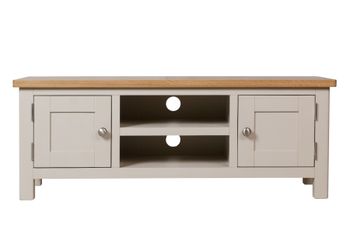 Cole Oak and Truffle Grey Large TV Unit