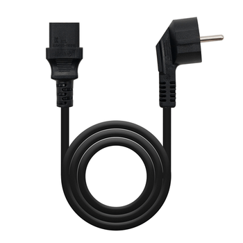 NANOCABLE Cable alimentacion CPU, CEE7/M-C13/H, negro, 10m