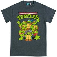 teenage mutant ninja turtles camiseta classic para mujer
