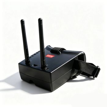 Gafas FPV SLONWAKE de 3 pulgadas 5,8 GHz 56CH Ultra baja latencia DVR FPV, auricular con 2 antenas, micrófono integrado,