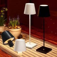 lamparas de mesa led de 3 niveles lampara de escritorio led inalambrica regulable luz nocturna tactil lampara tactil recargable por usb para habitacion estudio bar de oficina