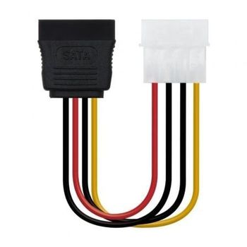 Cable SATA alimentación Nanocable 10.19.0205-OEM Molex 4 pines a SATA 16 cm RoHS