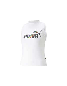 Camiseta Puma Ess+ Love Is Love Sl Mujer White