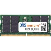 memoria ram phs-memory sp608105 96gb 2x48gb ddr5 5600mhz so-dimm negro