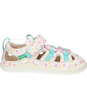 de KICKERS 1201323-10-0 KICK FRONY NAPPAPRINT 33 BLANC IMPRIME F