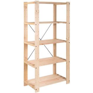 Estantería De Madera De Pino Maciza Astigarraga Evolution 174.2x76.7x43cm