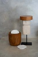 aceitera de gres en blanco 145x85x195 cm