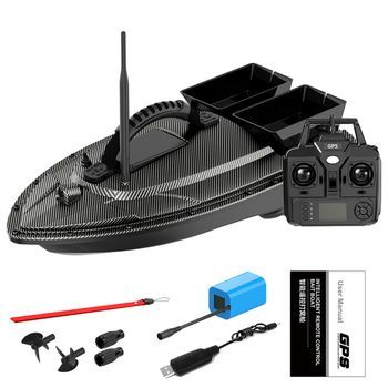 Barco Iscador Automático Com Gps: 500m De Alcance, 40 Pontos De Iscagem E 1, 5kg De Capacidade
