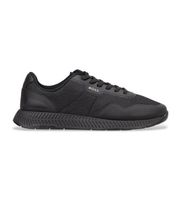 boss para hombre 50563962 zapatillas titanium negro 45 plano cordones casual