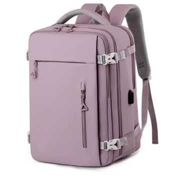 Mochila de Viaje y Oficina 43x28x20cm, Impermeable, con Puerto USB, Compartimento para Ropa y Portátil, Mochila Unisex Antirrobo para Estudiantes, Negocios y Turismo. ✅ Envíos a España en 48/72h
