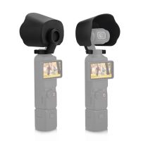 puluz-funda protectora para lente de sombrilla capo para dji osmo pocket 3 funda abs para evitar el brillo tapa solar cardan de mano accesorio para camara