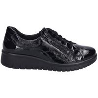 josef seibel zapatillas blucher calais-22 charol negro para mujer