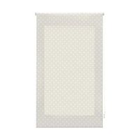 estor enrollable premium - estor enrollable tamano 160x250 - estor premium color beige con motas blancas  blindecor