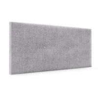 cabecero de lana natural con botones 90x50cm camas 8090 - gris claro