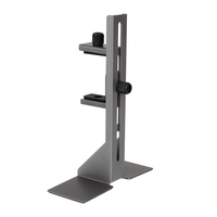 soporte de tarjeta grafica gpu - ajustable en altura - negro