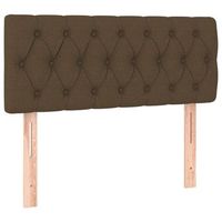 cabecero accesorio para dormir mueble de dormitorio 100 x 7 x 7888 cm tela marron oscuro tdl0203133