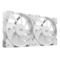 mars gaming mfprox2w set de 2 ventiladores 120mm blancos