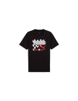 Camiseta Puma Graphics Moto Flag T Negro