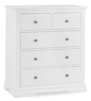 Brooklyn White 2 Over 3 Chest of Drawers