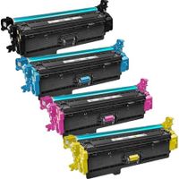 compatible multipack hp laserjet enterprise color mfp m577z printer toner cartridges 4 pack -cf360x