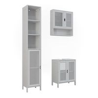 juego de muebles de bano de 3 piezas liora 3 partes vicco