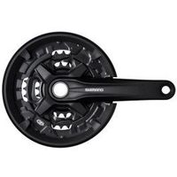 shimano juego de bielas y platos acera fc-mt210 24 mm 170 mm 44x32x22d 9v negro ccubrecadenascaz
