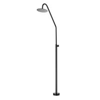 ducha para piscina negro mate en acero 316l durabilidad y resistencia