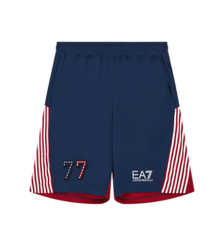 EA7 para hombre. 7M001418_AF13537 Shorts Graphic marino (XS), Deportivo, Multideporte, Poliéster