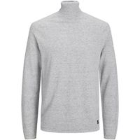 jack  jones jersey 12210931 jjehill knit roll neck noos light grey melange para hombre