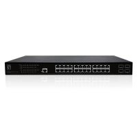 conmutador levelone gep-2861 gestionado l2 24 puertos gigabit poe 1u