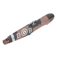 cadaine spitfire brushless 487mm avion rc piezas de repuesto fuselaje con motor