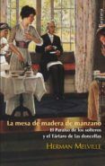 la mesa de madera de manzano