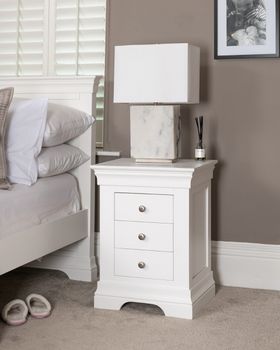 Rowland 3 Drawer Bedside Table