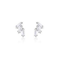 pendientes de plata 925 con circonita