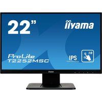 iiyama prolite t2252msc-b1 full hd 22 lcd touchscreen monitor - black black