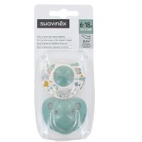 suavinex chupete anatomico silicona sx pro 6-18 meses 2 unds