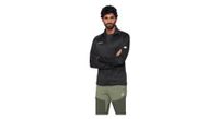 chaqueta polar mammut crag ml negra para hombre
