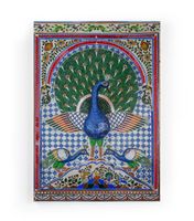lienzo 60x40 impresion pavo real