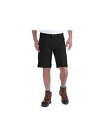 pantalon carhartt rugged stretch canvas short hombre negro
