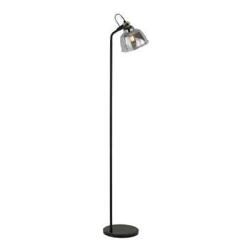 Lámpara de pie metal, vidrio y mármol  160 cm