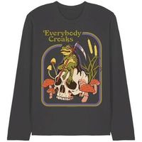 steven rhodes camiseta manga larga everybody croaks para mujer