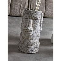 vasija moai terracota envejecido 52 cms 27x24x52 cms